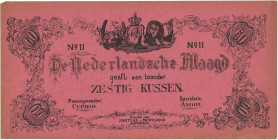Nederland. 60 Kussen Rood. Reclamegeld. Type ND. Type De Nederlandse Maagd. - Zeer Fraai. Zeer Fraai.