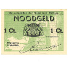 Nederland. 1 cent. Waardebon. Type 1940. Type Hattem. - UNC. (Alm. 52.02) - UNC.