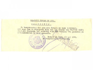 Nederland. 50 cent. Waardebon. Type 1940. Type Bergen op Zoom. - Prachtig. (Alm. 9.04) - Prachtig.