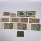 Germany. lot 12 Banknotes. Noodgeld. Type ND. - Very fine. Very fine.