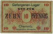 Germany. 10 Pfenning. Kampgeld. Type ND. Type Chemnitz. - Very fine. Very fine.