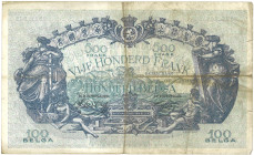 Belgium. 500 Frank. Banknote. Type 1941. - Fine. Paperdamage - Fine.