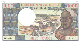 Congo. 1000 Francs. Banknote. Type ND. - UNC. UNC.