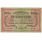 Denmark. 10 Kroner. Banknotes. Type 1940. - Very fine. Very fine.