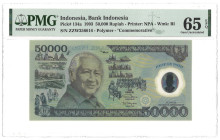 Indonesia. 50000 Rupiah. Banknote. Type 1993. - PMG 65EPQ (AV / Pick / Plomp. Pick# 134a). - UNC.