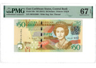Nederland. 50 Dollar. Banknote. Type 2015. - PMG 67EPQ (AV / Pick / Plomp. Pick# 54b) - UNC.