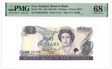 New Zealand. 2 Dollar. Banknote. Type ND. - PMG 68EPQ (AV / Pick / Plomp. Pick# 170c) - UNC.