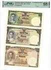 Thailand. 16 Baht. Banknote. Type 2007. Type 80th Birthday of King Rama IX. - PMG 68EPQ (AV / Pick / Plomp. Pick# 117b) - UNC.