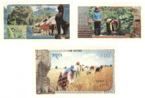 Cambodia. Lot 3 Banknotes. Bankbiljet. Type ND. - UNC. UNC.