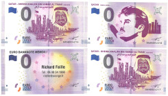 Europe. Lot 4 Banknotes. Souvernir banknotes. Type 2019. - UNC. UNC.