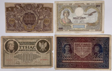 World. Lot 4 Banknotes. Banknote. Type ND. - Fine / Very fine. Fine / Very fine.