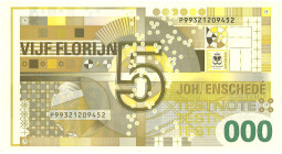Nederland. 5 Florijn. Testbiljet. Type ND. Type Johan Enchede. - UNC. UNC.