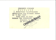 Nederland. 25 cent. Waardebon. Type 1940. Type Giessen. - Prachtig. Prachtig.
