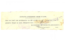 Nederland. 1 Gulden. Waardebon. Type ND. Type Bergen op Zoom. - Fraai. (Alm. 9.02) - Fraai.