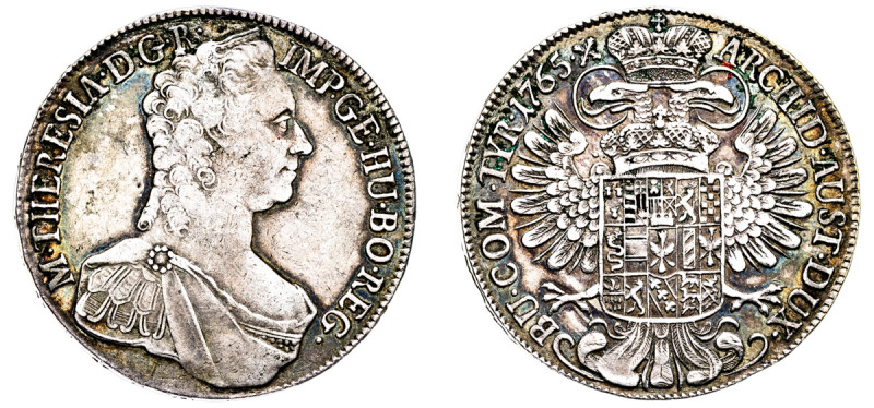 Holy Roman Empire, Maria Theresia, 1740-1780. Taler, 1765, Hall mint, 27.81g (KM...