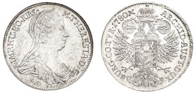 Austrian States, Gunzburg (Burgau), Maria Theresia, 1740-1780. Taler, 1780 SF, Gunzburg mint (KM22; Dav. 1150).

A superb example with steel-grey tone...