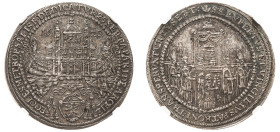 Austrian States, Salzburg, Paris von Lodron, 1619-1653. 1/2 Taler, 1628, Consecration of St. Rupert Cathedral of Salzburg, Salzburg mint (KM141).

An ...