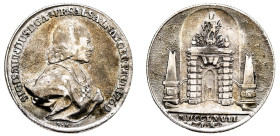 Austrian States, Salzburg, Sigismund III von Schrattenbach, 1753-1771. Medallic 1/2 Taler, 1769/7 FM (MDCCLXVII), by F. Matzenkopf, 13.86g (Zottl-2965...