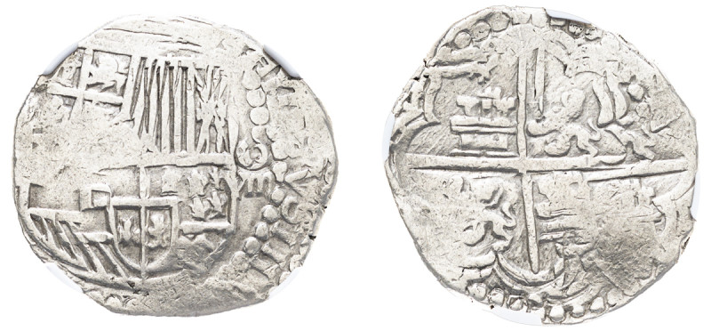 Bolivia, Philip III, 1598-1621. Cob 8 Reales, (1598-1621), Potosi mint, 25.22g (...