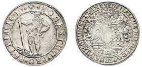 German States, Brunswick-Wolfenbüttel, Henry Julius, 1589-1613. 1/2 Taler, 1600, Zellerfeld mint, 14.53g (KM6).

About extremely fine with sharp detai...