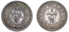 German States, Münster. Sede Vacante AR Medal, 1719, by P.P. Werner, 44.04g, 49mm (Schulze 213; Zepernick 220).

Good extremely fine with handsome cab...