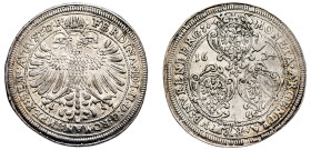 German States, Nurnberg, Ferdinand II, 1619-1637. Taler, 1624, cross (+) for engravers’ mark (Kreuz-Georg Nurnberger, 1622-1657), Nurnberg mint, 28.46...