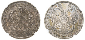 German States, Nurnberg, with title of Emperor Jospeh II, 1765-1790. 1/2 Taler (Konventionshalbtaler), 1766 SR, Nurnberg mint (KM355).

A mint state s...