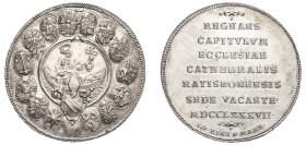 German States, Regensburg, Anthony Ignatius of Fugger-Glött, 1769-1787. “Sede Vacante” Taler, 1787 KB (MDCCLXXXVII), “K” engraver’s initial (Johann Ni...