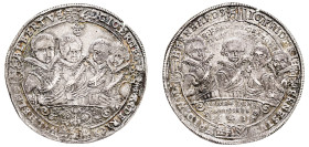 German States, Saxe-Weimar, John Ernest, 1605-1620, and his seven brothers. Taler, 1613 WA, Saalfeld mint, 29.08g (KM11; Dav. 7525).

Good very fine w...