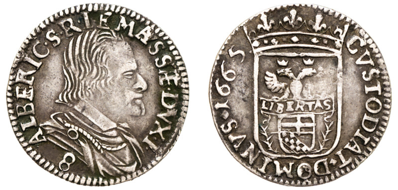 Italian States, Massa Di Lunigiano, Alberico II Cybo-Malaspina, 1662-1690. 8 Bol...
