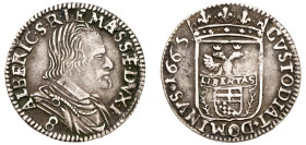 Italian States, Massa Di Lunigiano, Alberico II Cybo-Malaspina, 1662-1690. 8 Bolognini (Luigino), 1665, 2.30g (KM38).

Very fine or better with medium...