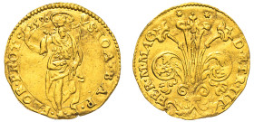 Italian States, Tuscany, Ferdinando I de Medici, 1587-1609. AV Ducat, 1596, Florence mint, 3.47g (Fr. 301; Montagano 213/2, [R]).

About extremely fin...