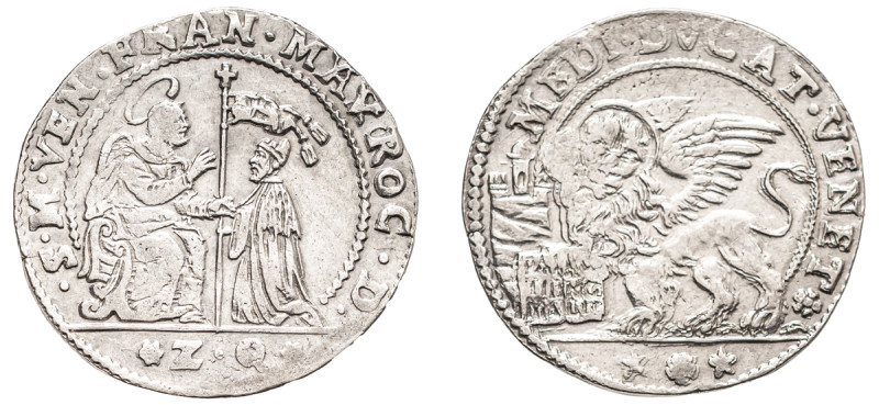 Italian States, Venice, Doge Francesco Morosini, 1688-1694. 1/2 (Half) Ducato, N...