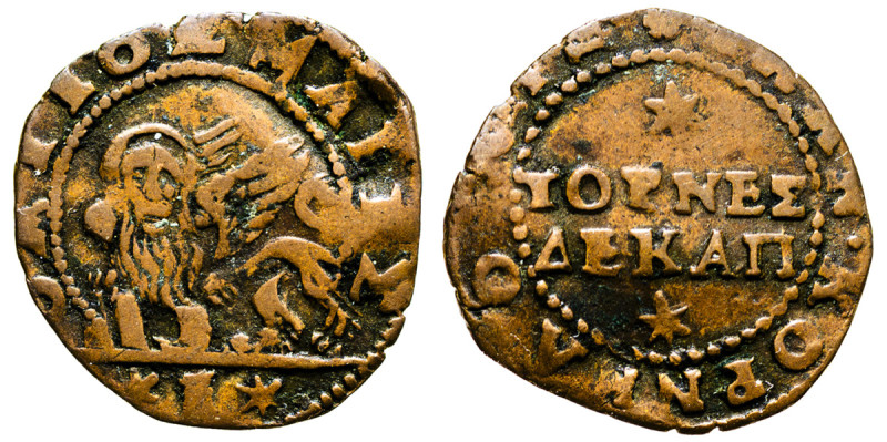 Italian States, Venice, Candia (Crete), Doge Giovanni Corner I, 1625-1629. 15 To...