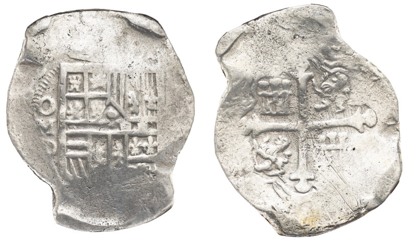 Mexico, Philip III or Philip IV, 1598-1621 or 1621-1665 respectively. Cob 8 Real...