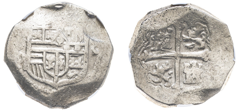 Mexico, Philip III or Philip IV, 1598-1621 or 1621-1665 respectively. Cob 8 Real...