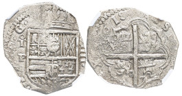Spain, Philip III, 1598-1621. Cob 4 Reales, 1618 T P, Toledo mint, 12.65g (KM33.5).

Sharp strike with assayer, mint and date clearly visible. An eye-...