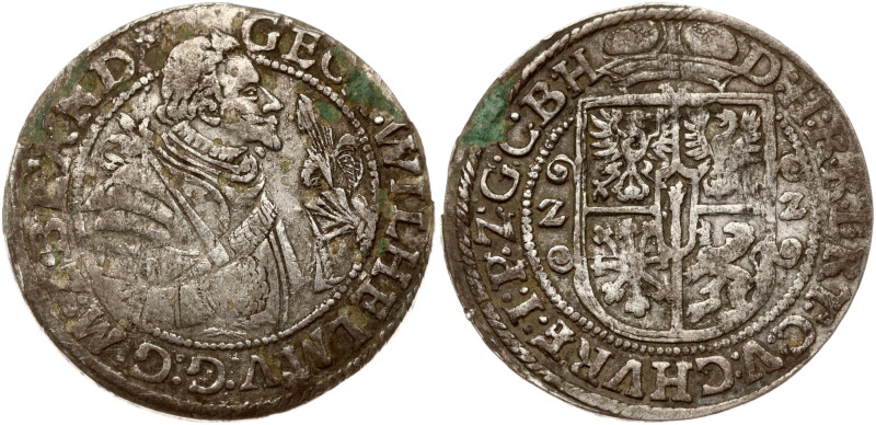 Germany, Brandenburg-Prussia. Georg Wilhelm (1619-1640). Ort 1622. Silver 5.33 g...