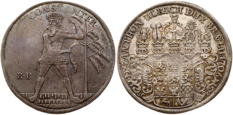 Germany, Brunswick-Wolfenbüttel. Anton Ulrich (1685-1714). Taler 1706 RB. Silver...