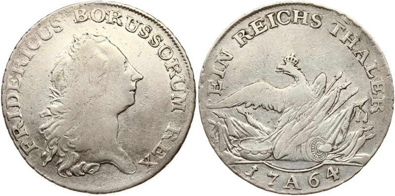 Germany, Prussia. Friedrich II (1740-1786). Taler 1764 A. Silver 21.88 g. KM 306...