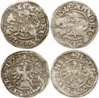 Lithuania Polgrosz ND (1492–1506) Vilnius Lot of 2 coins