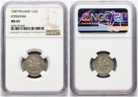 Lithuania Polgrosz 1559 Vilnius NGC MS 63