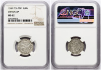 Lithuania Polgrosz 1559 Vilnius NGC MS 62