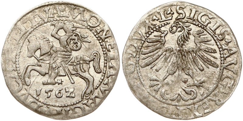 Lithuania. Zygmunt II August (1545–1572). Polgrosz 1562, Vilnius. Silver 1.19 g....