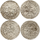 Lithuania Polgrosz 1564 & 1565 Vilnius Lot of 2 coins