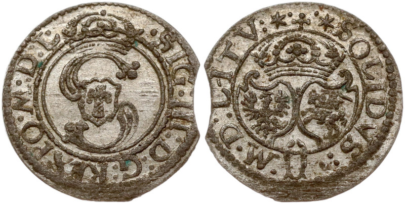 Lithuania. Zygmunt III Waza (1587-1632). Szelag ND (1624) Vilnius. Billon 0.69 g...