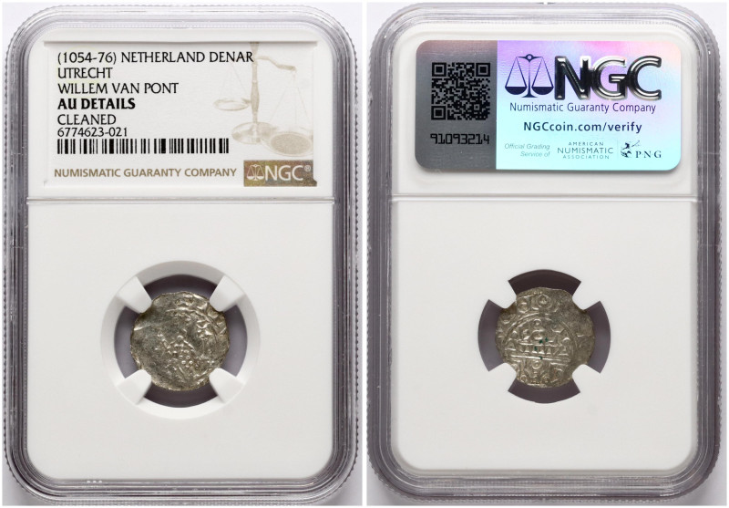 Netherlands, Utrecht. Willem Van Pont (1054-76). Denar ND (1054-1076). Silver. D...