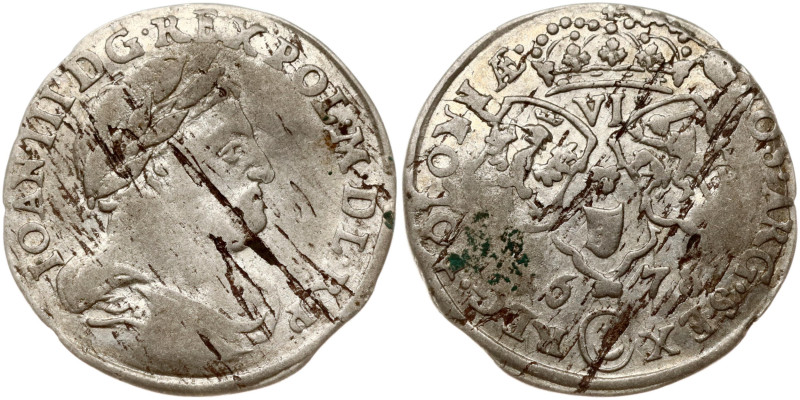 Poland. Jan III Sobieski (1674–1696). Szostak 1678, Bydgoszcz. Silver 3.35 g. Ko...