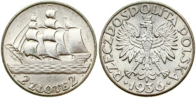 Poland 2 Zlote 1936 Gdynia Seaport