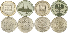 Poland 100 & 200 Zlotych 1974-1976 Lot of 4 coins